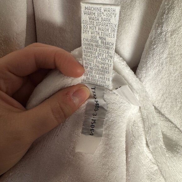 Chadsworth and Haig Womens Pink Long Belted Robe SZ Medium Loungewear Cozy - Picture 10 of 11